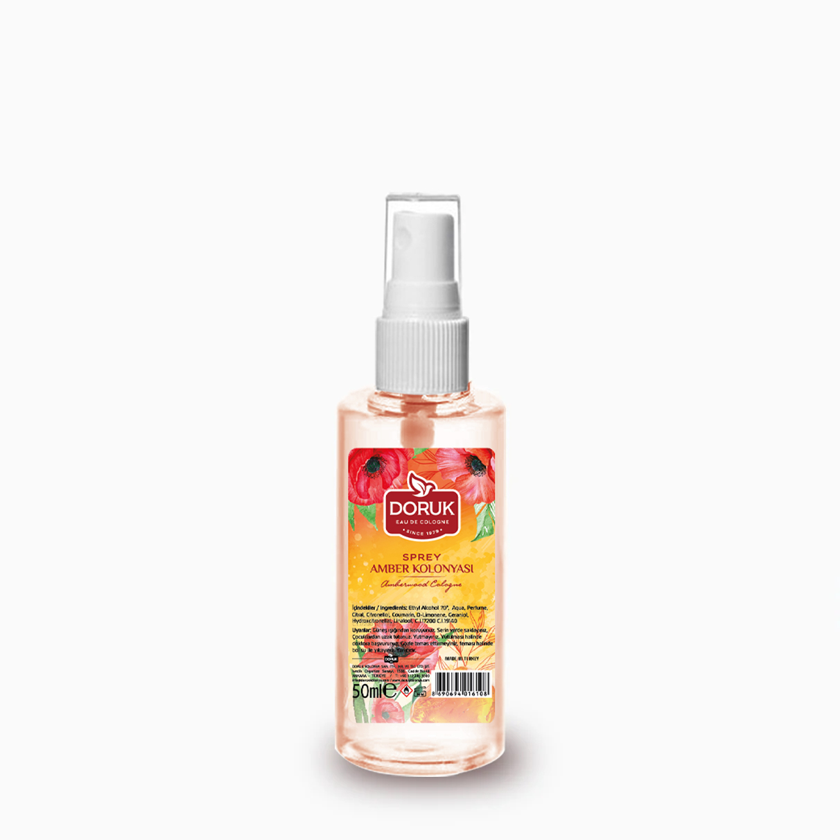 Sprey Amber Kolonyası 50 ML Pet Şişe
