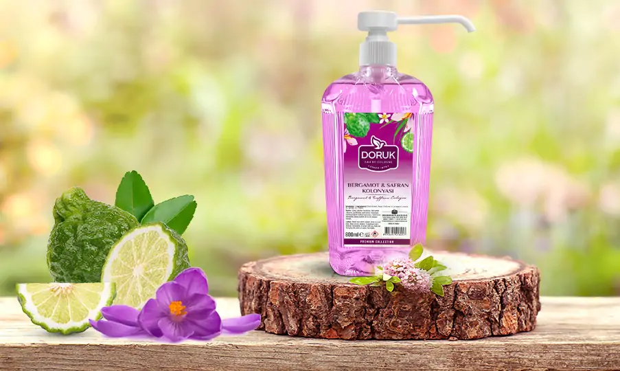 Bergamot & Safran Kolonyası 800 ML Püskürtmeli