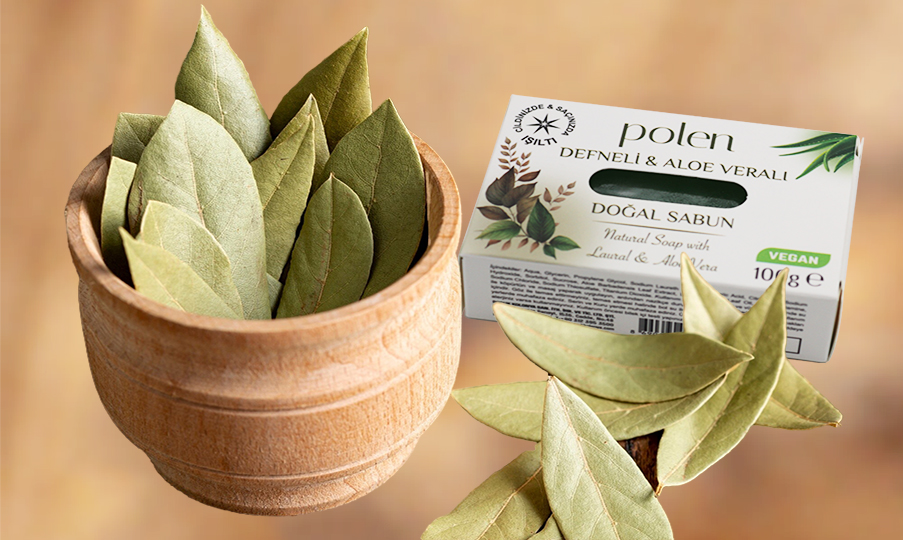 Polen Defneli & Aloe Veralı Doğal Sabun 100g