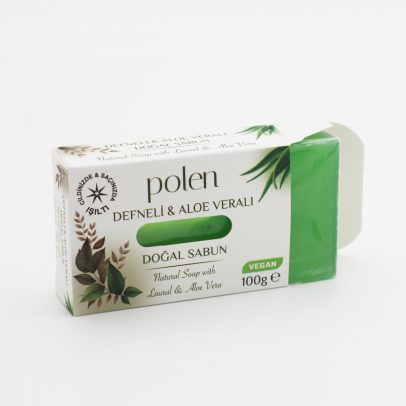 Polen Defneli & Aloe Veralı Doğal Sabun 100g