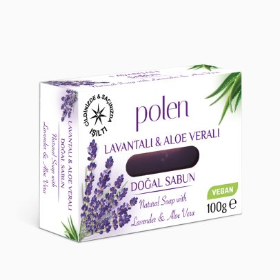 Polen Lavantalı & Aloe Veralı Doğal Sabun 100g