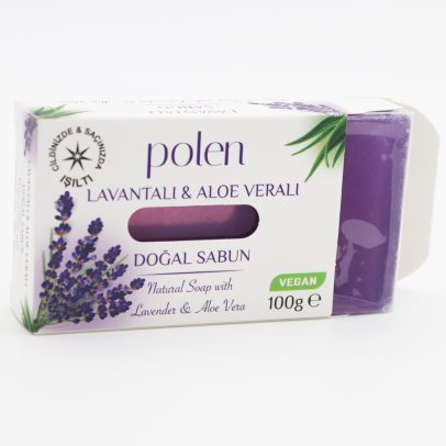 Polen Lavantalı & Aloe Veralı Doğal Sabun 100g
