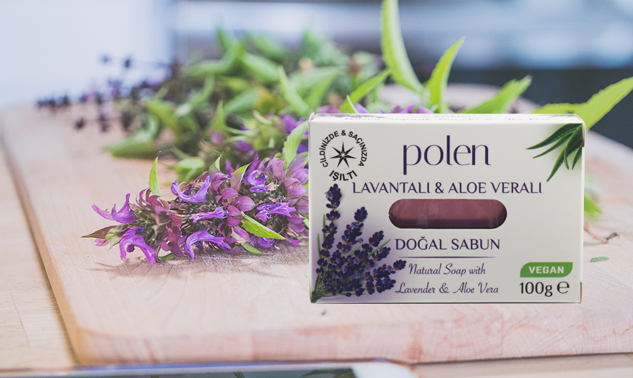 Polen Lavantalı & Aloe Veralı Doğal Sabun 100g